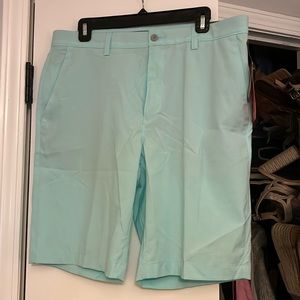 PGA tour golf teal shorts
